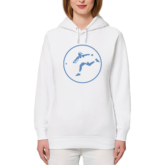 Sweatshirt à capuche Femme - Poches latérales - Coton BIO - Tennis W