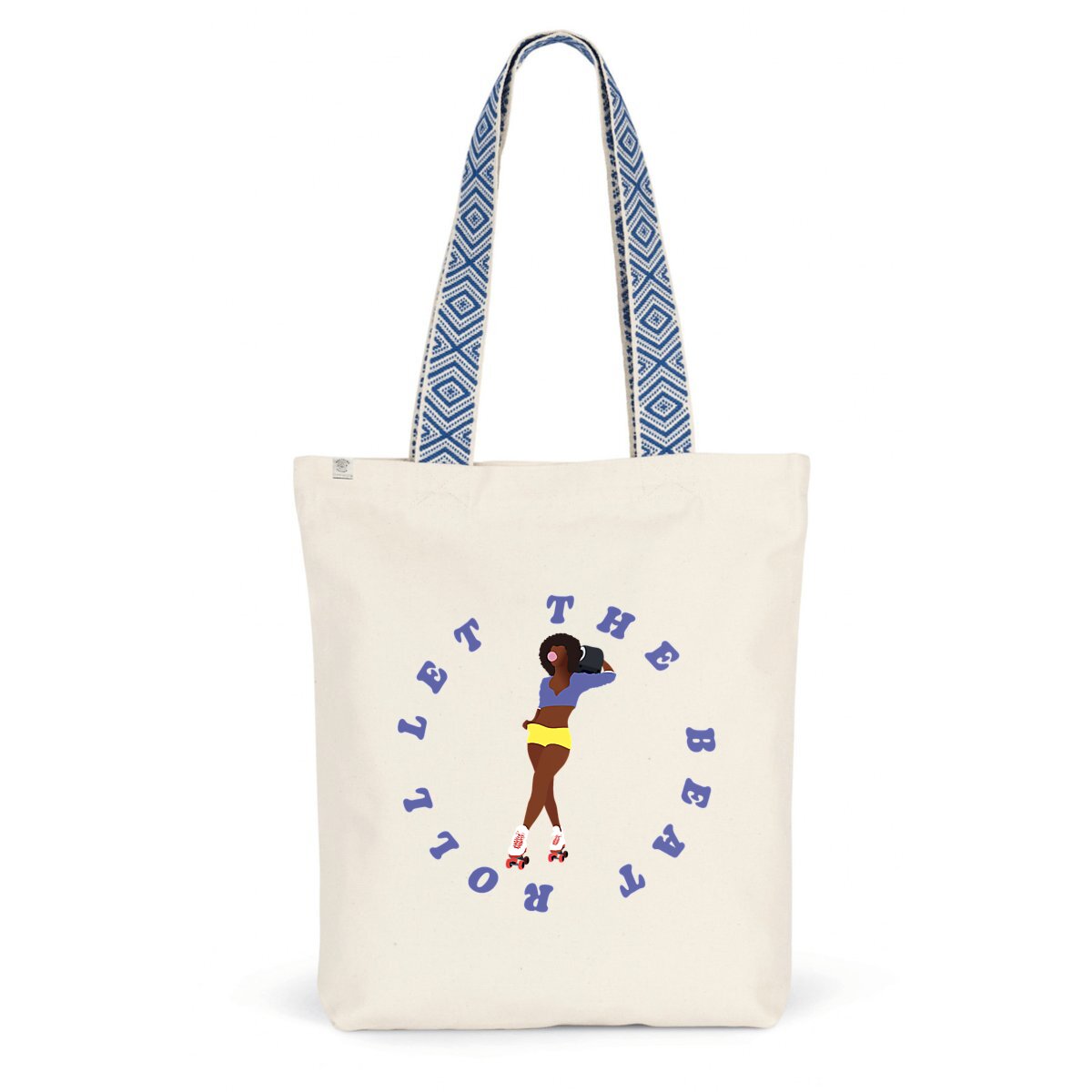 Tote bag Ethnique - Coton recyclé - Let the beat roll