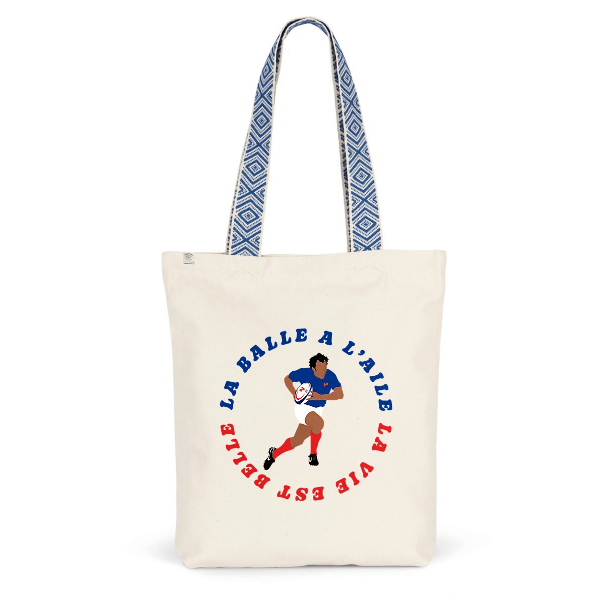 Tote bag Ethnique - Coton recyclé - La balle à l'aile