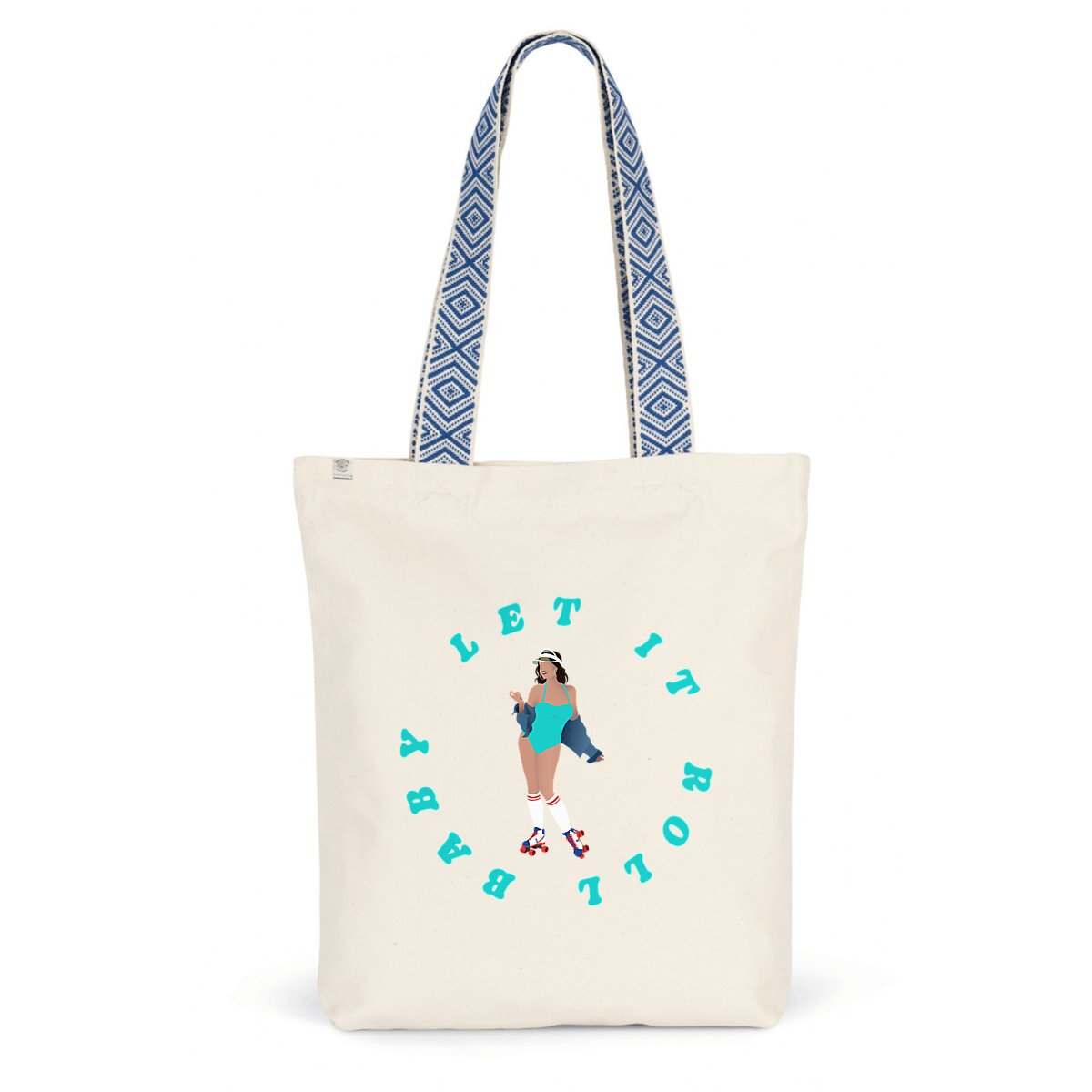 Tote bag Ethnique - Coton recyclé - Let it roll baby