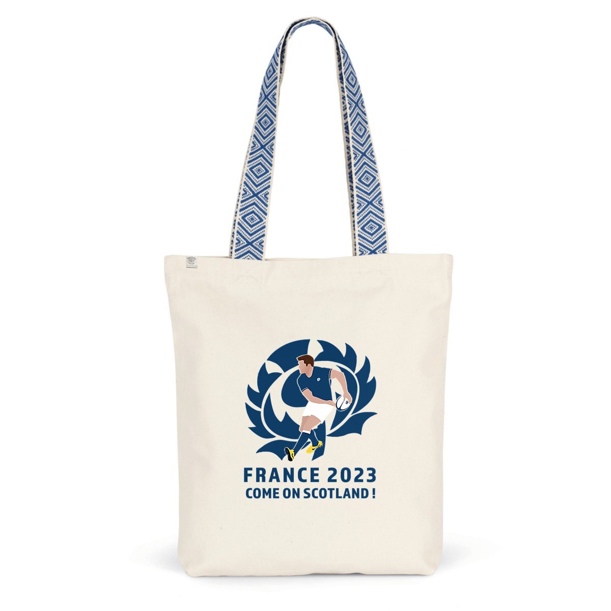 Totebag ethnique - Coton recyclé - Ecosse