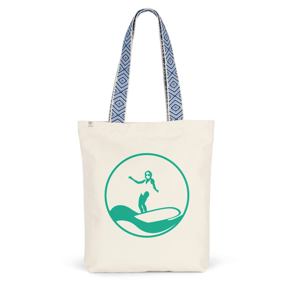Tote bag Ethnique - Coton recyclé - Surf W