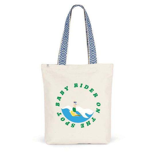 Tote bag Ethnique - Coton Recyclé - Baby rider on the spot