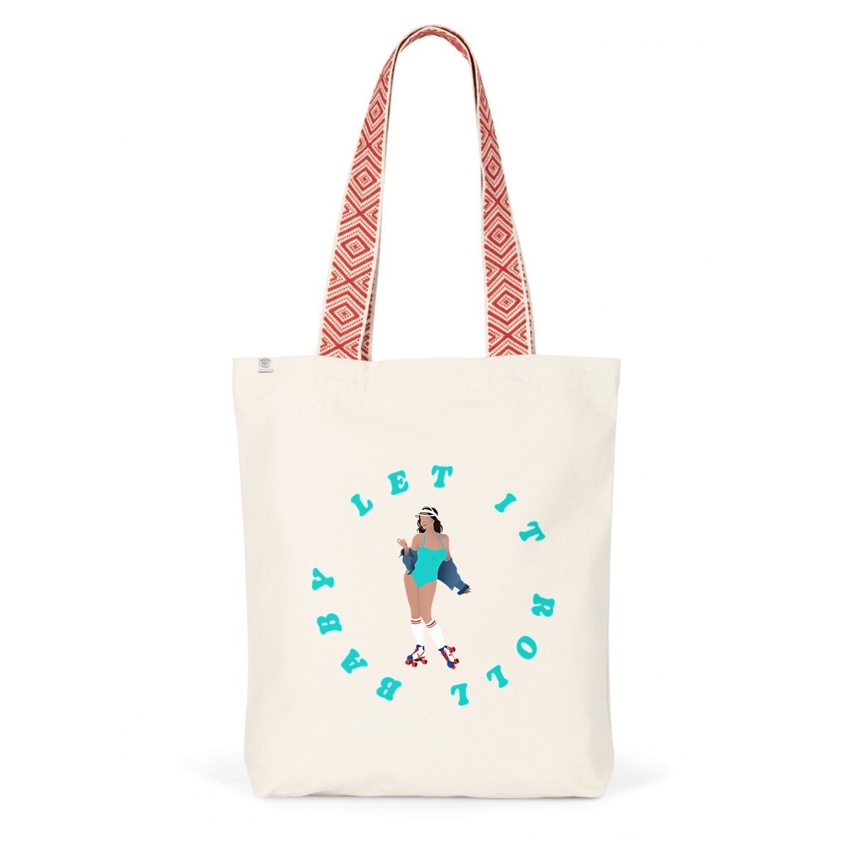 Tote bag Ethnique - Coton recyclé - Let it roll baby