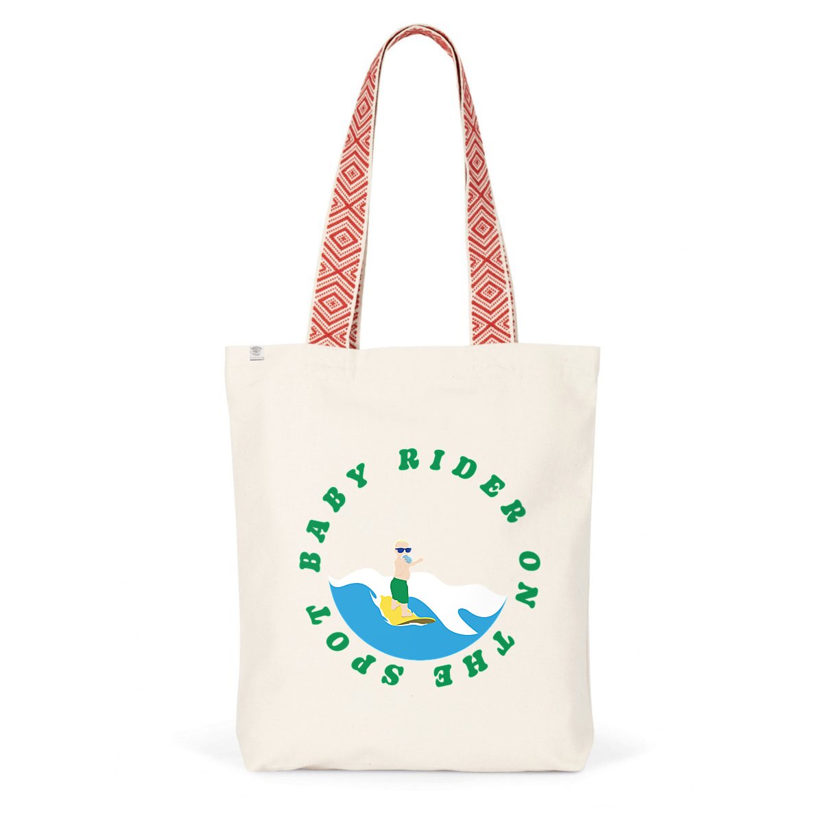 Tote bag Ethnique - Coton Recyclé - Baby rider on the spot