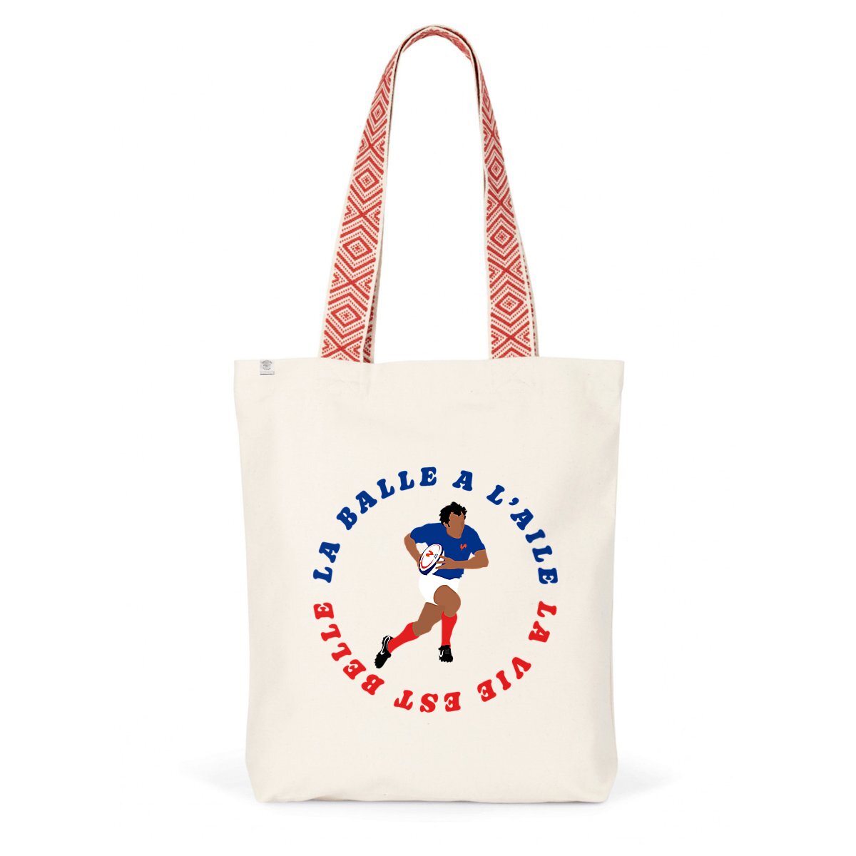 Tote bag Ethnique - Coton recyclé - La balle à l'aile