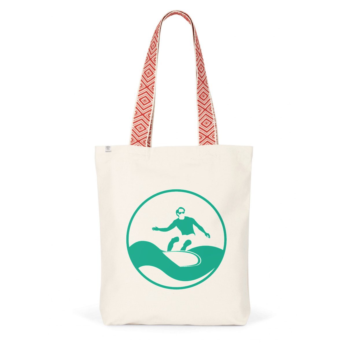 Tote bag Ethnique - Coton recyclé - Surf H