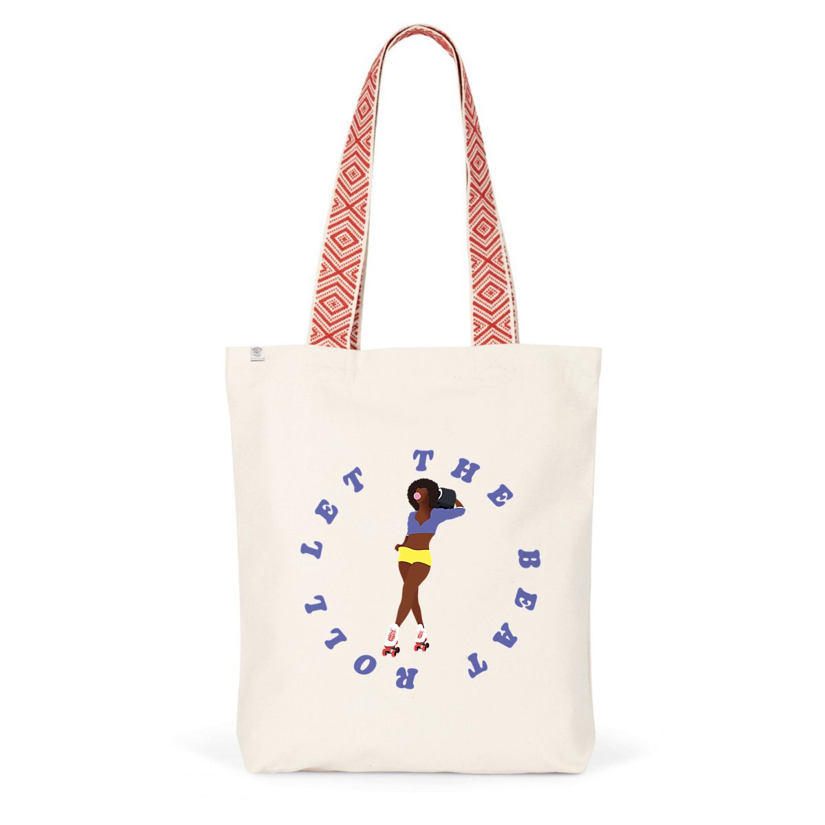 Tote bag Ethnique - Coton recyclé - Let the beat roll