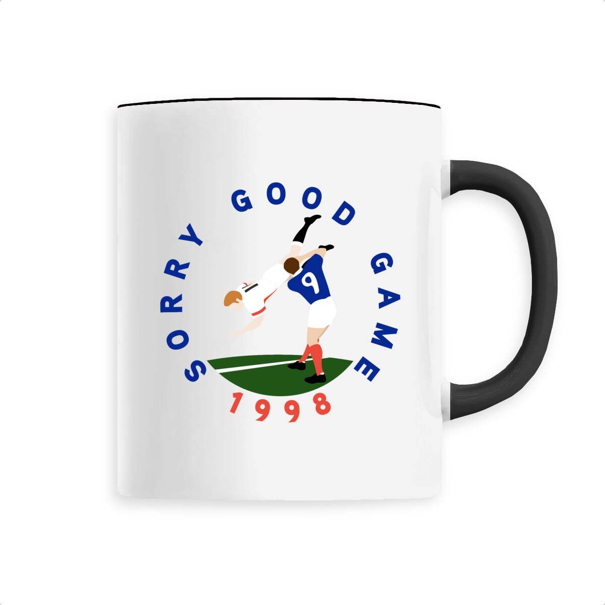 Mug céramique - Anse colorée - 330 ml - Sorry good game