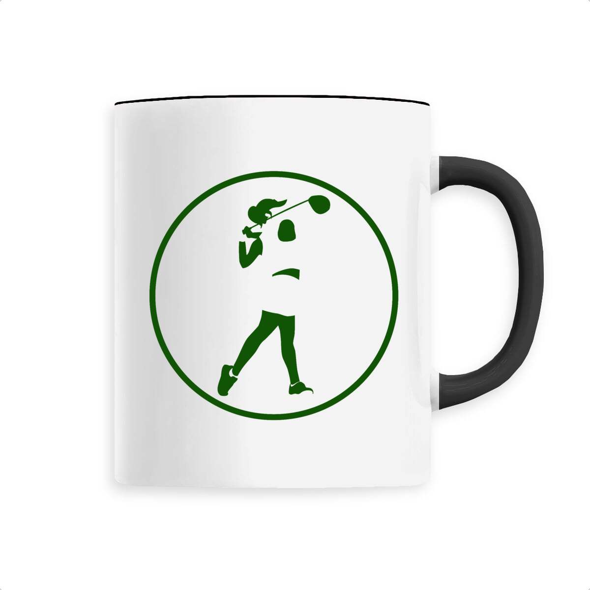 Mug céramique - Anse colorée - 330 ml - Golf W