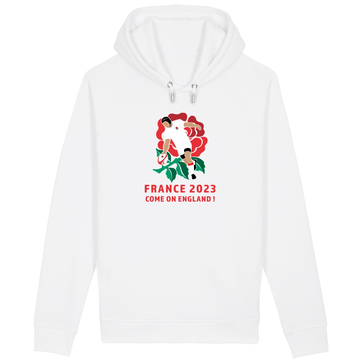 Sweatshirt à capuche Homme - Poches latérales - Coton BIO - Angleterre