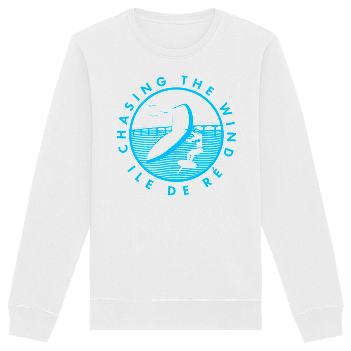 Sweatshirt Femme - Léger - Coton BIO - Chasing the wind wingfoil W