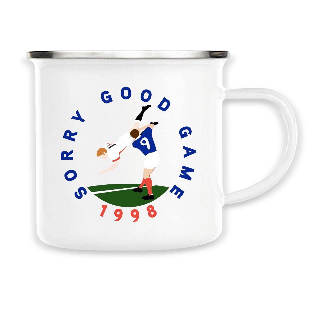 Mug métallique émaillé - 300 ml - Sorry good game