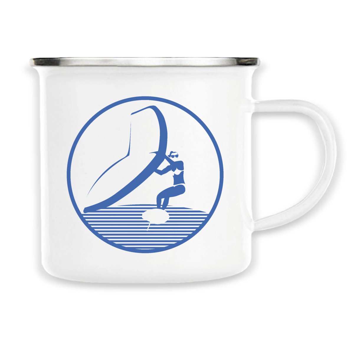 Mug métallique émaillé - 300 ml - Wingfoil W