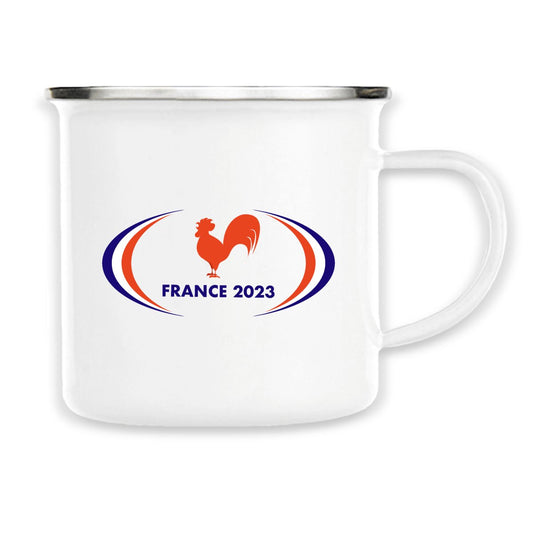 Mug métallique émaillé - 300 ml - France 2023