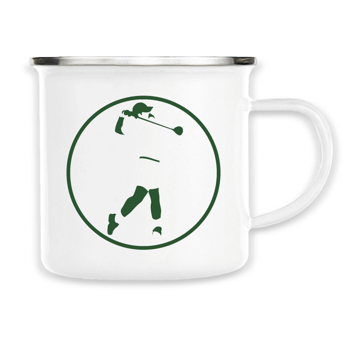 Mug métallique émaillé - 300 ml - Golf H