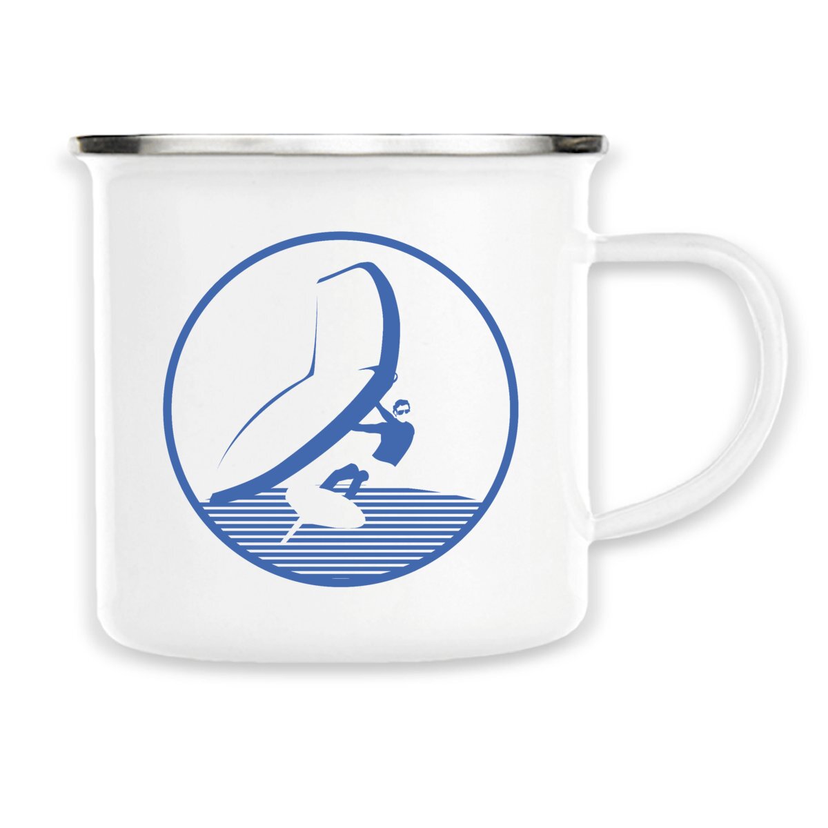 Mug métallique émaillé - 300 ml - Wingfoil H
