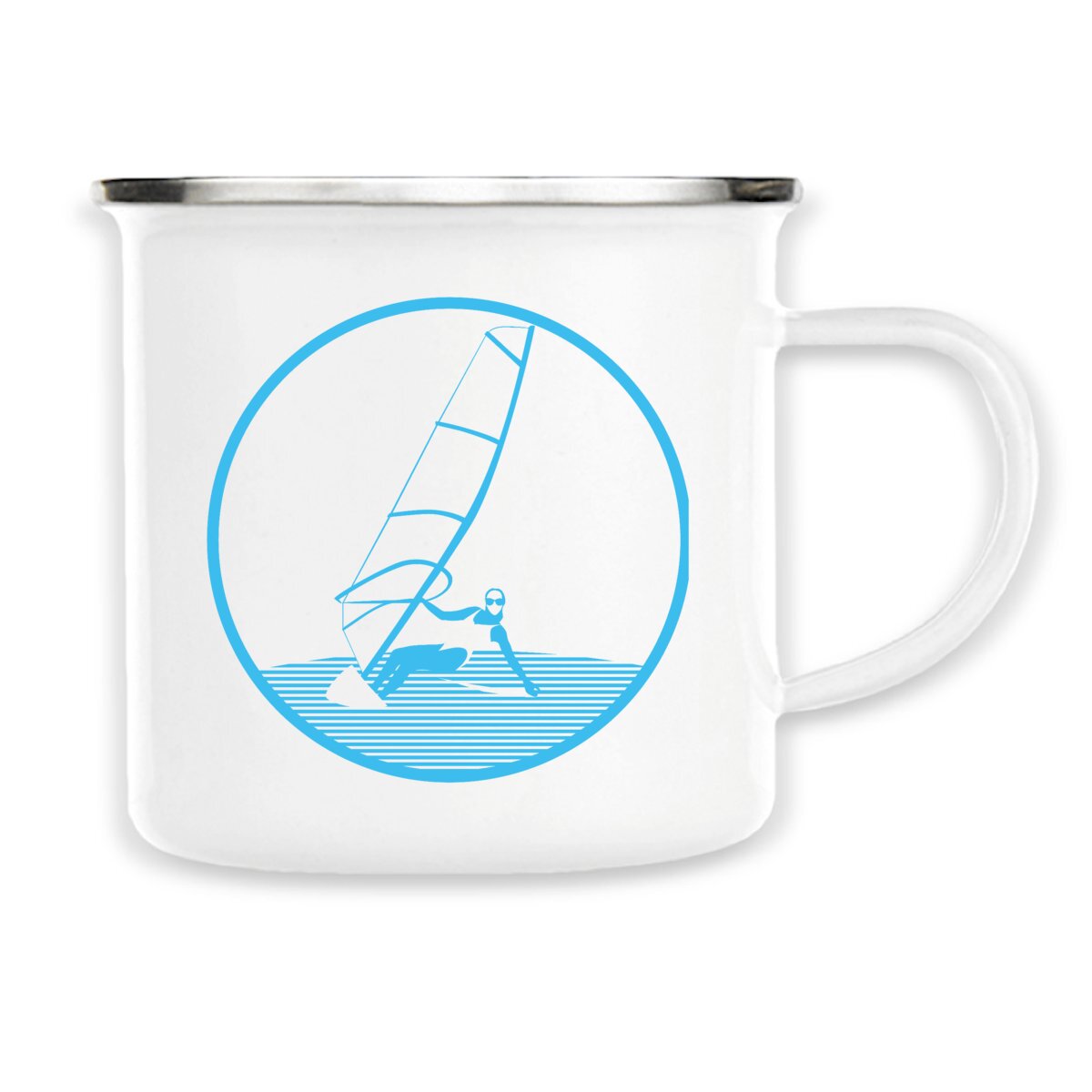 Mug métallique émaillé - 300 ml - Funboard W