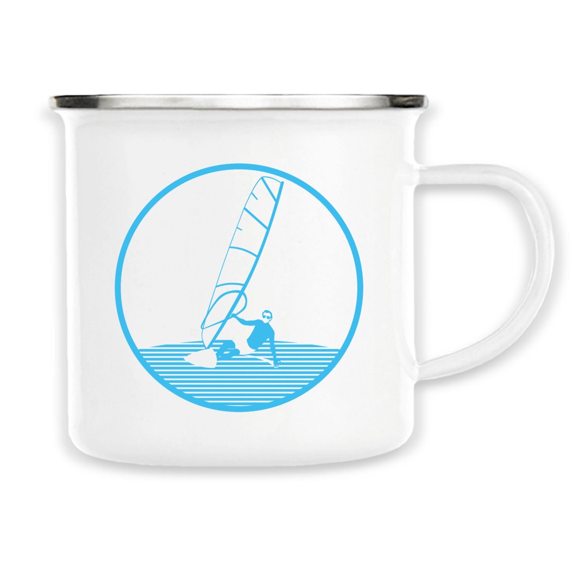 Mug métallique émaillé - 300 ml - Funboard H