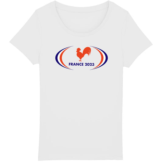 T-shirt Femme - Coupe Ample - 100% Coton BIO - France 2023