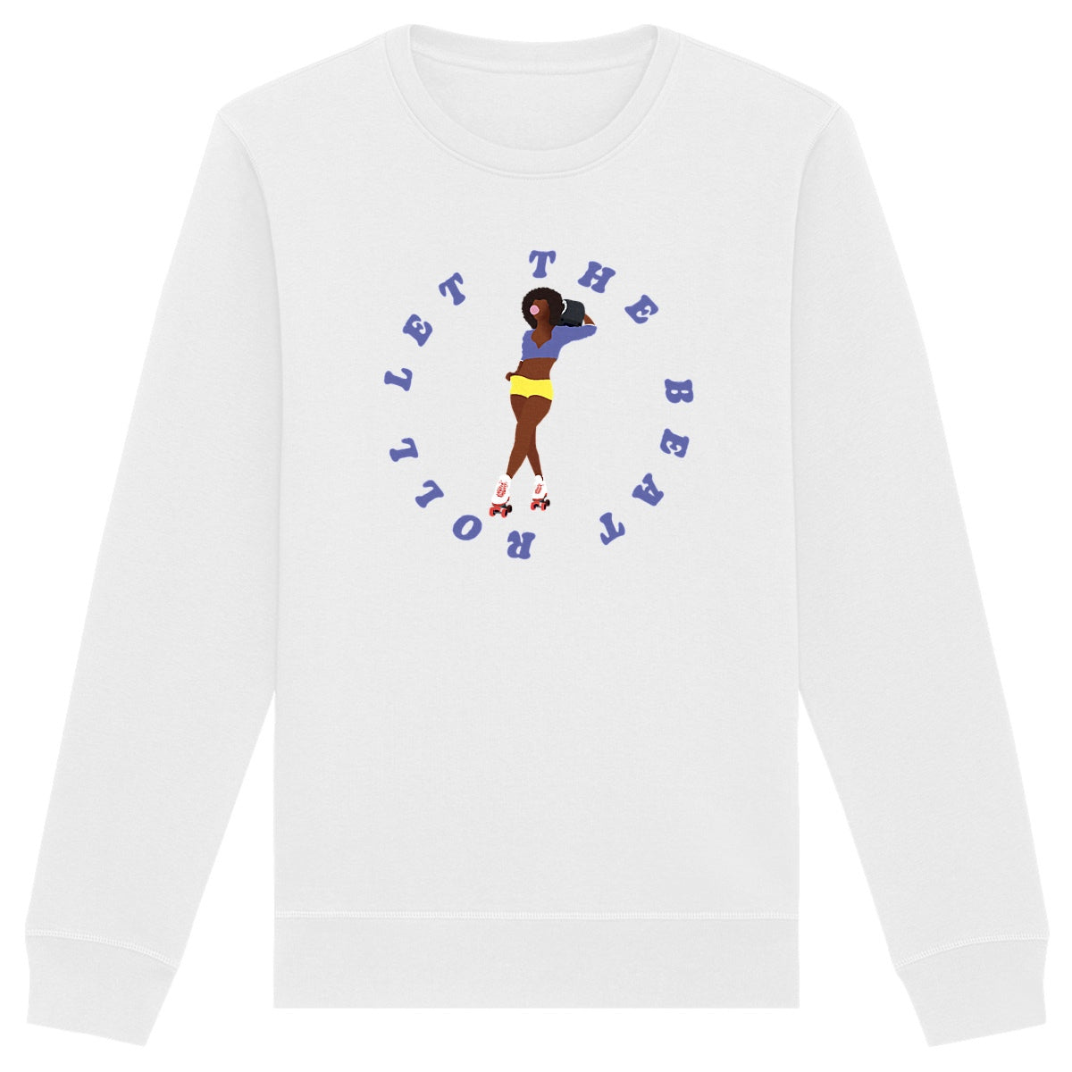 Sweatshirt Femme - Léger - Coton BIO - Let the beat roll