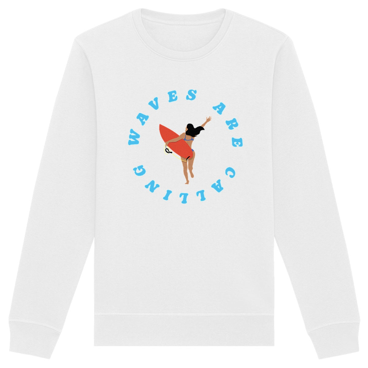 Sweatshirt Femme - Léger - Coton BIO - Waves are calling