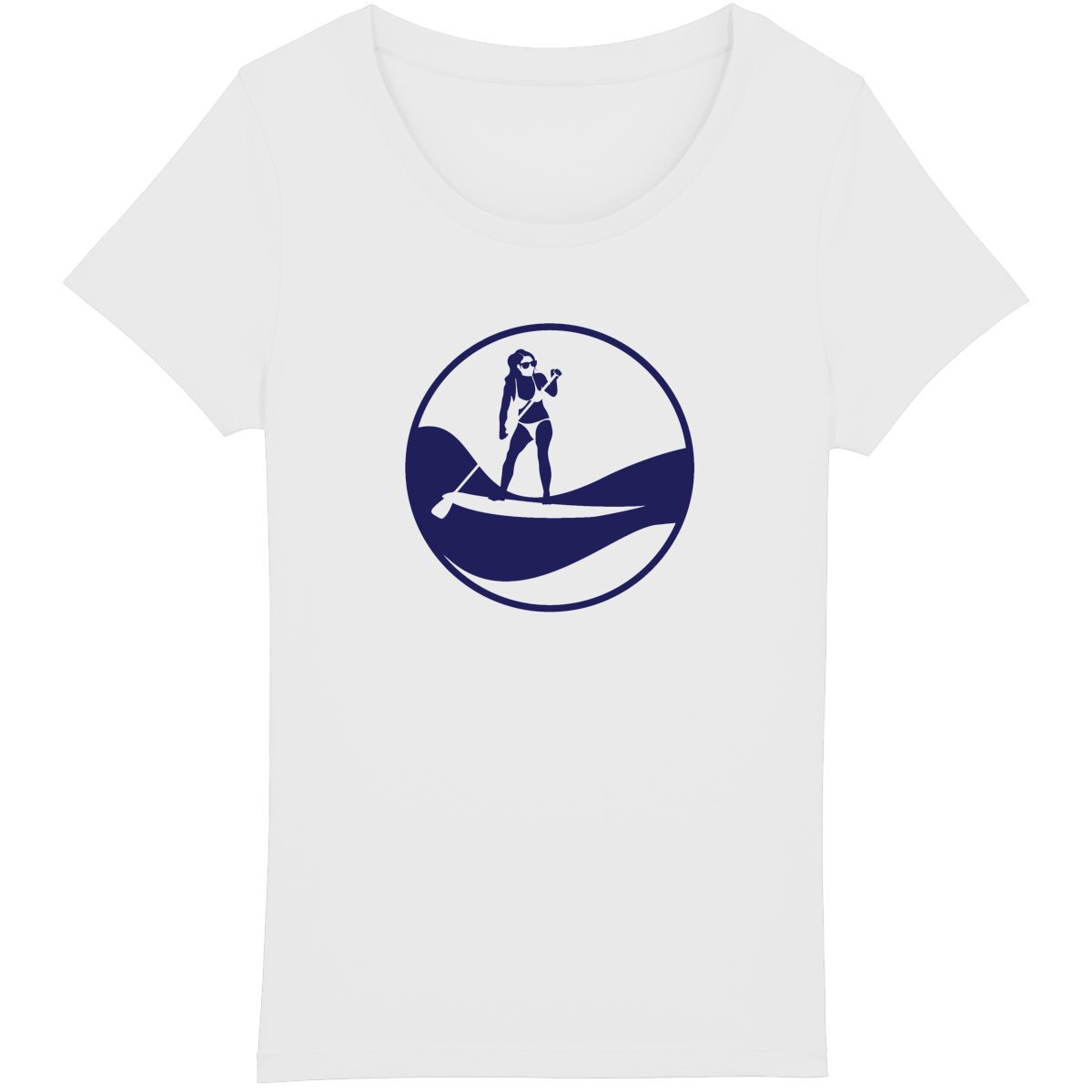 T-shirt Femme - Coupe Classique - 100% Coton BIO - Stand Up Paddle W