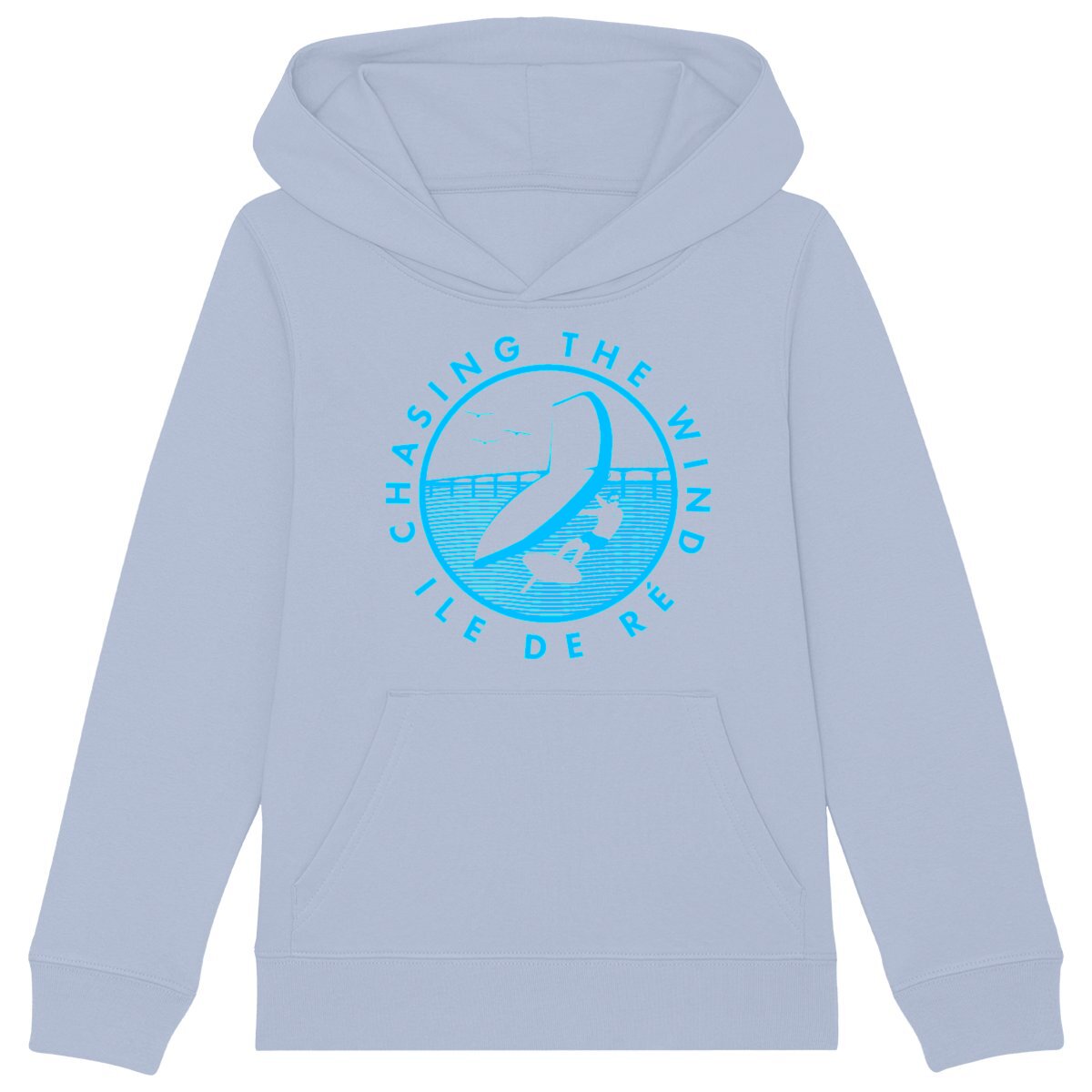 Sweatshirt à capuche Enfant - Garçon - Poche Kangourou - Coton BIO - Chasing the wind H