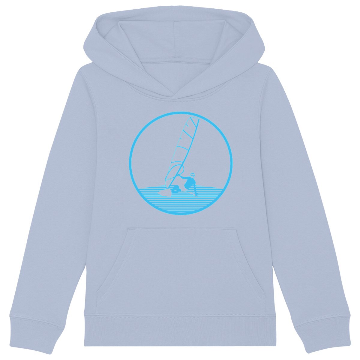 Sweatshirt à capuche Enfant - Garçon - Coton BIO - Planche à voile