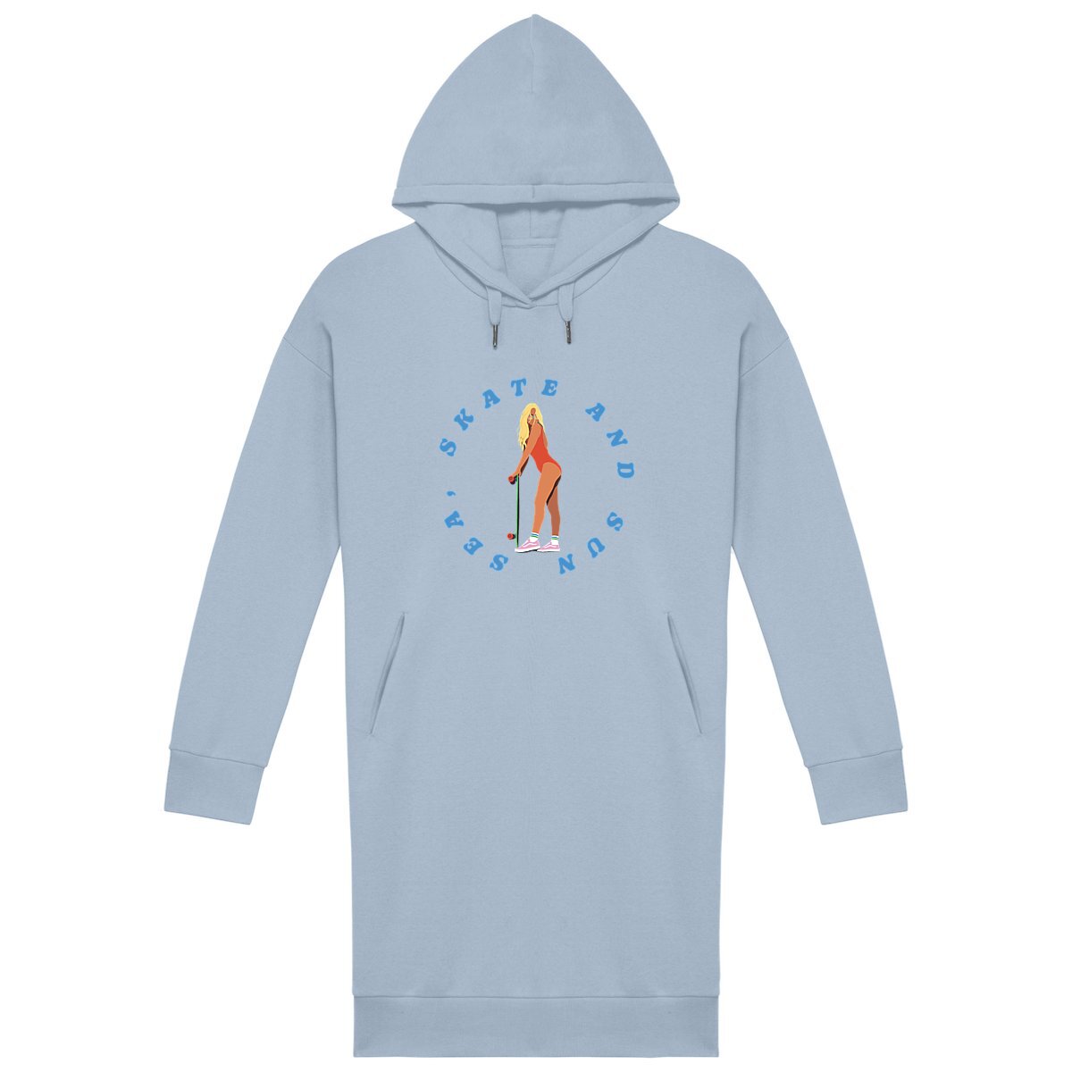 Robe Sweatshirt Femme - Coton BIO - Sea, Skate and Sun