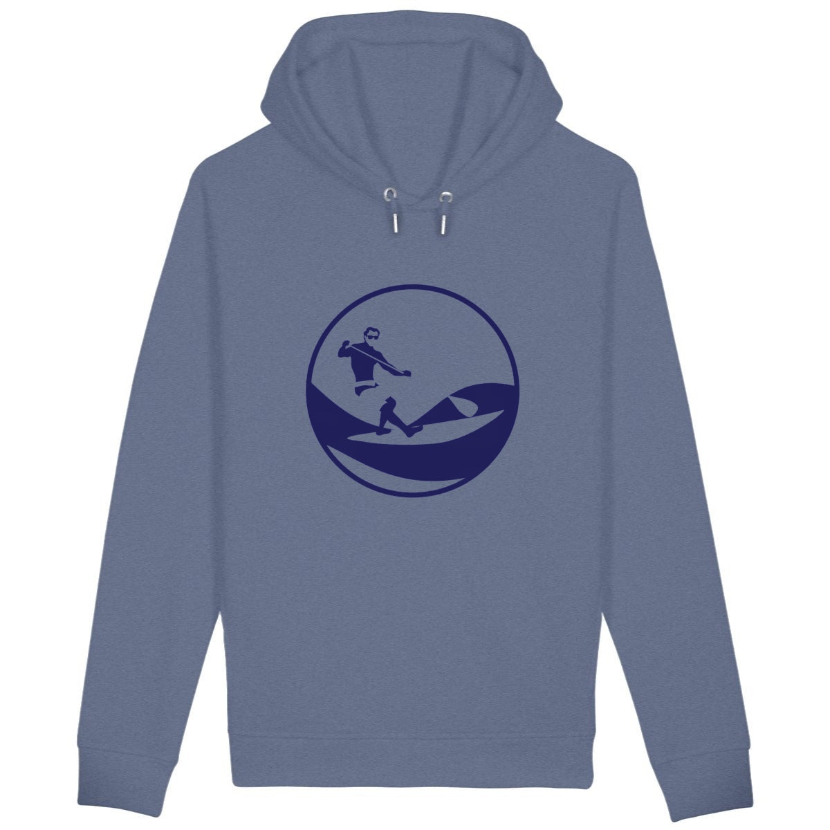 Sweatshirt à capuche Homme - Poches latérales - Coton BIO - Stand Up Paddle H