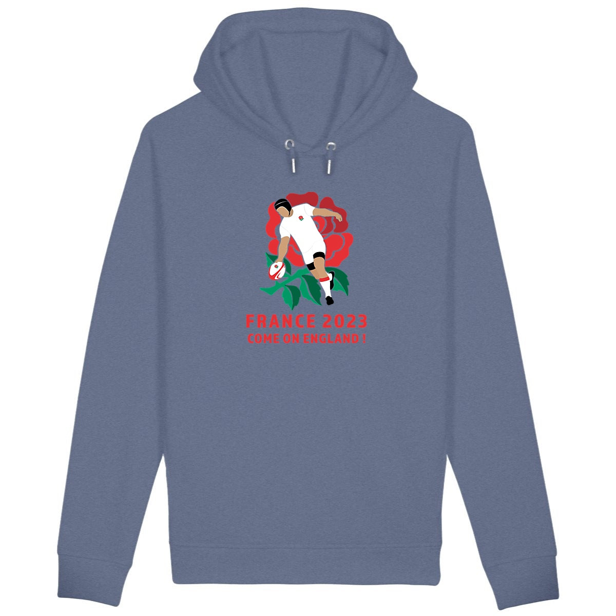 Sweatshirt à capuche Homme - Poches latérales - Coton BIO - Angleterre