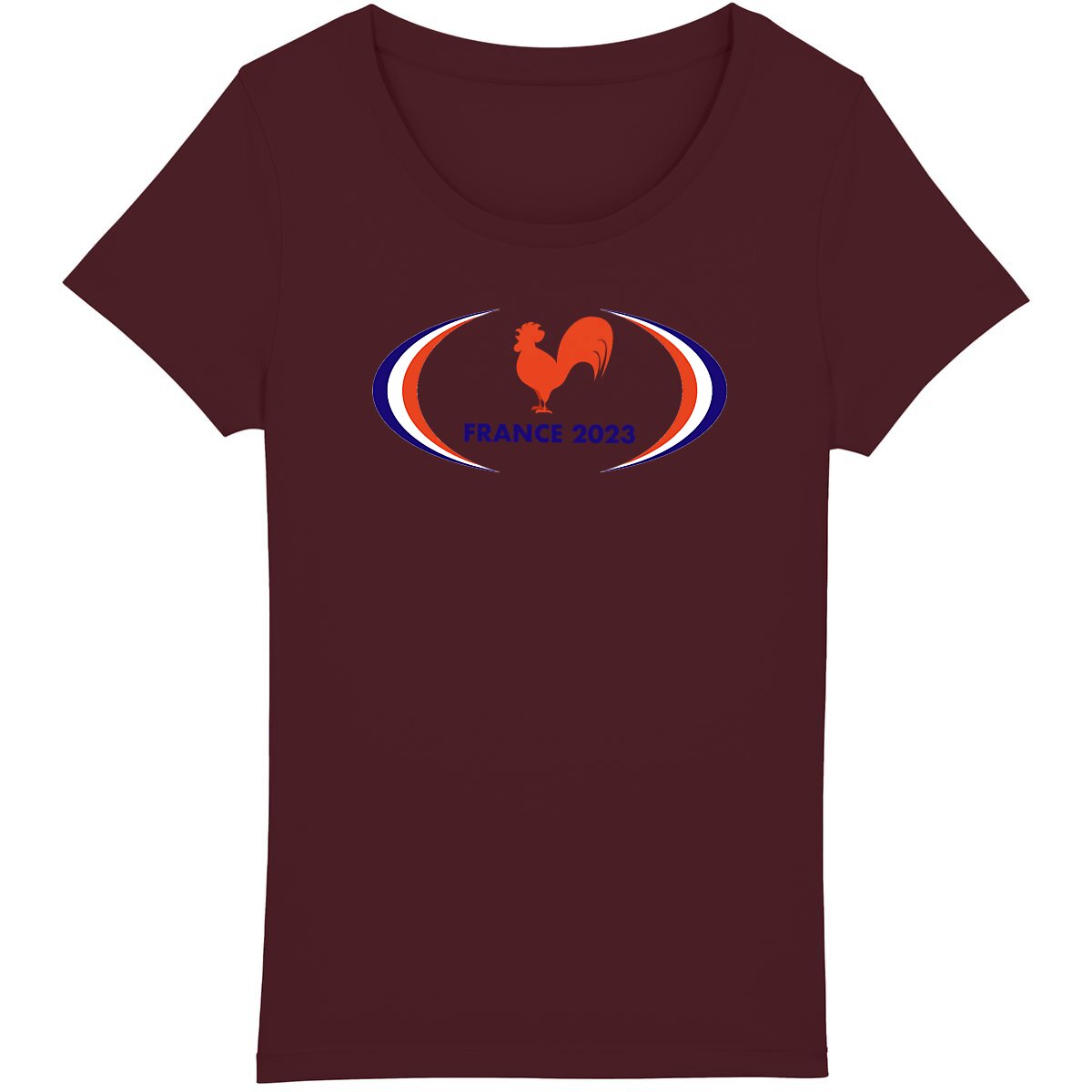 T-shirt Femme - Coupe Ample - 100% Coton BIO - France 2023