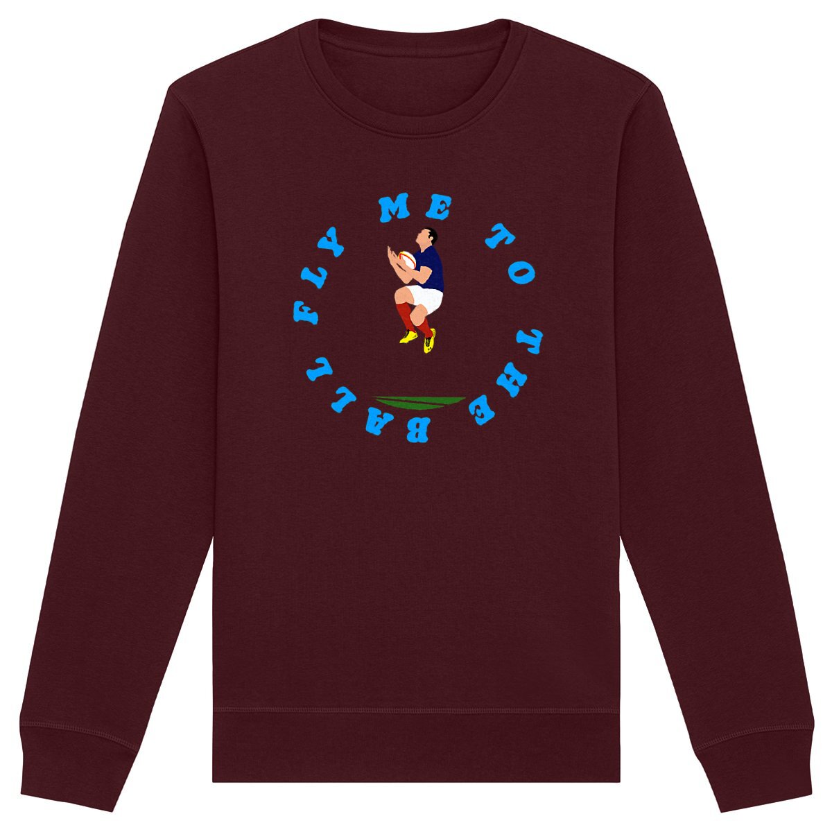 Sweatshirt Homme - Léger - Coton BIO - Fly me to the ball