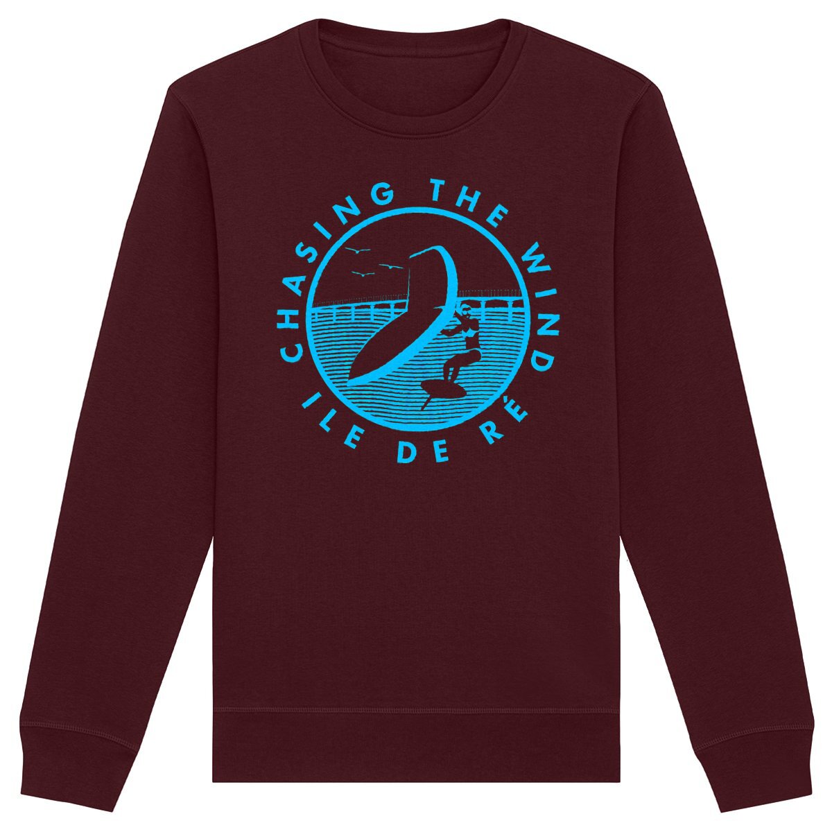 Sweatshirt Femme - Léger - Coton BIO - Chasing the wind wingfoil W