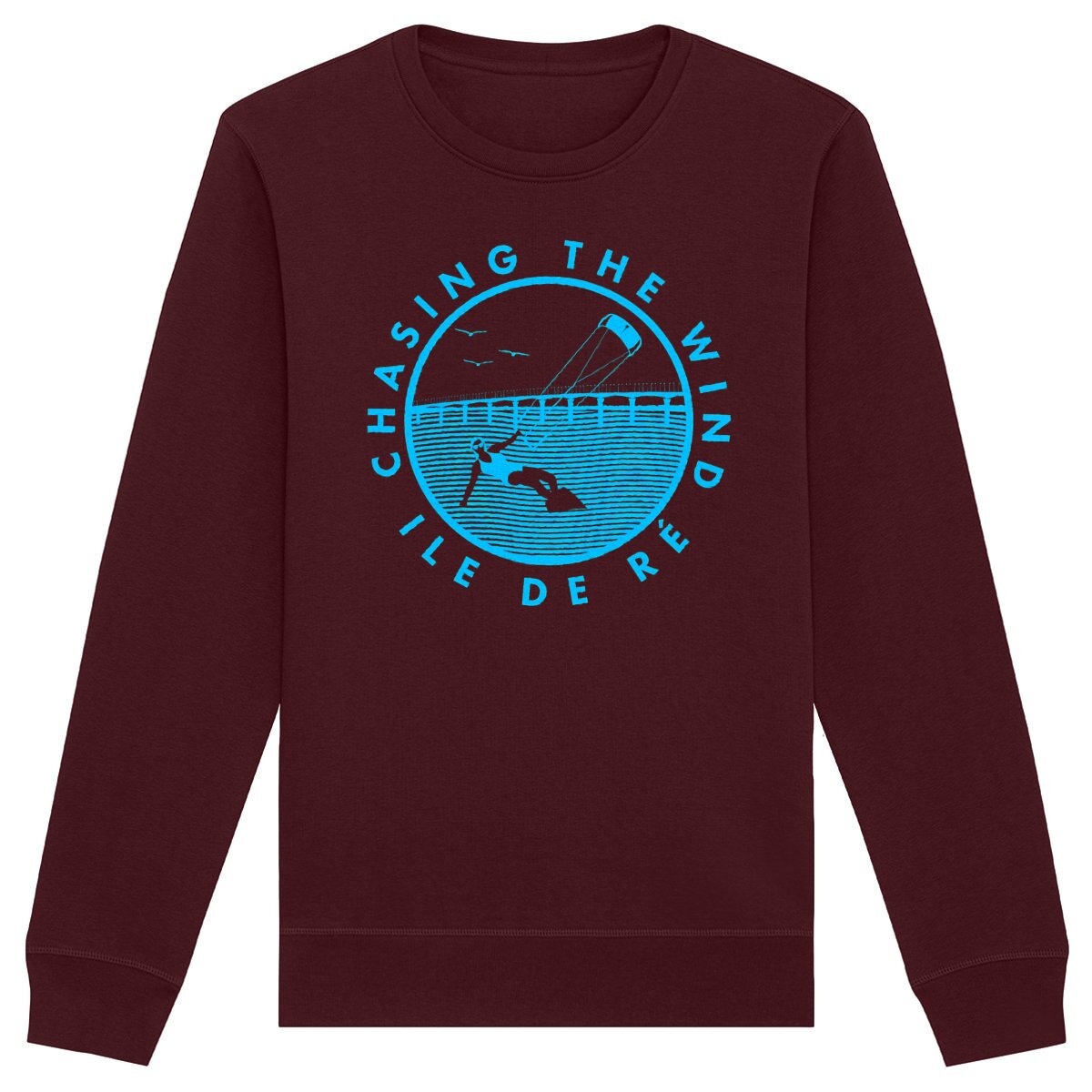 Sweatshirt Femme - Léger - Coton BIO - Chasing the wind kitesurf W