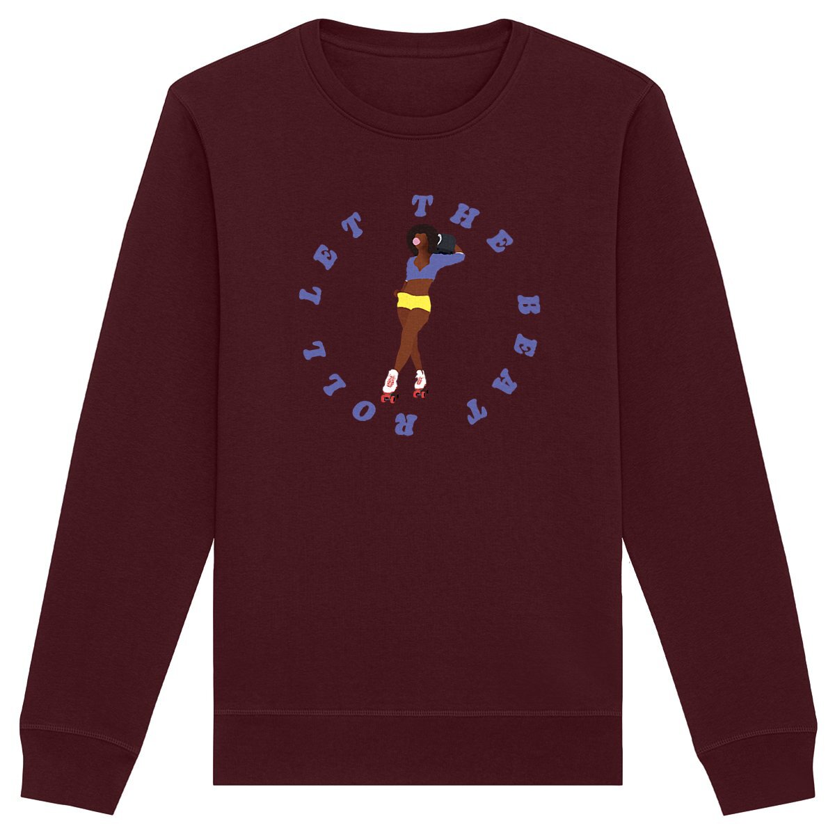 Sweatshirt Femme - Léger - Coton BIO - Let the beat roll