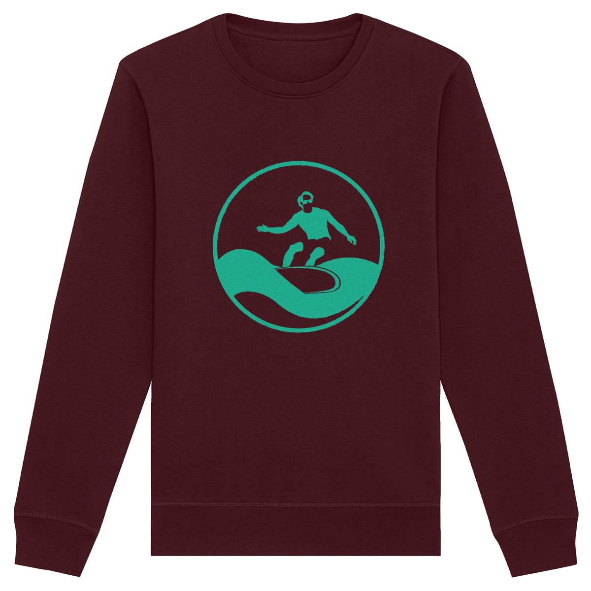 Sweatshirt Homme - Léger - Coton BIO - Surf H