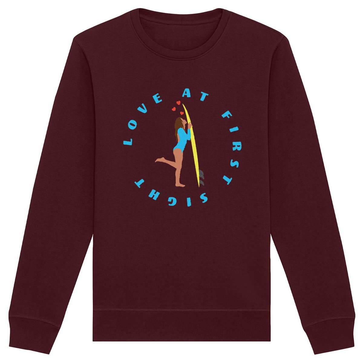 Sweatshirt Femme - Léger - Coton BIO - Love at first sight
