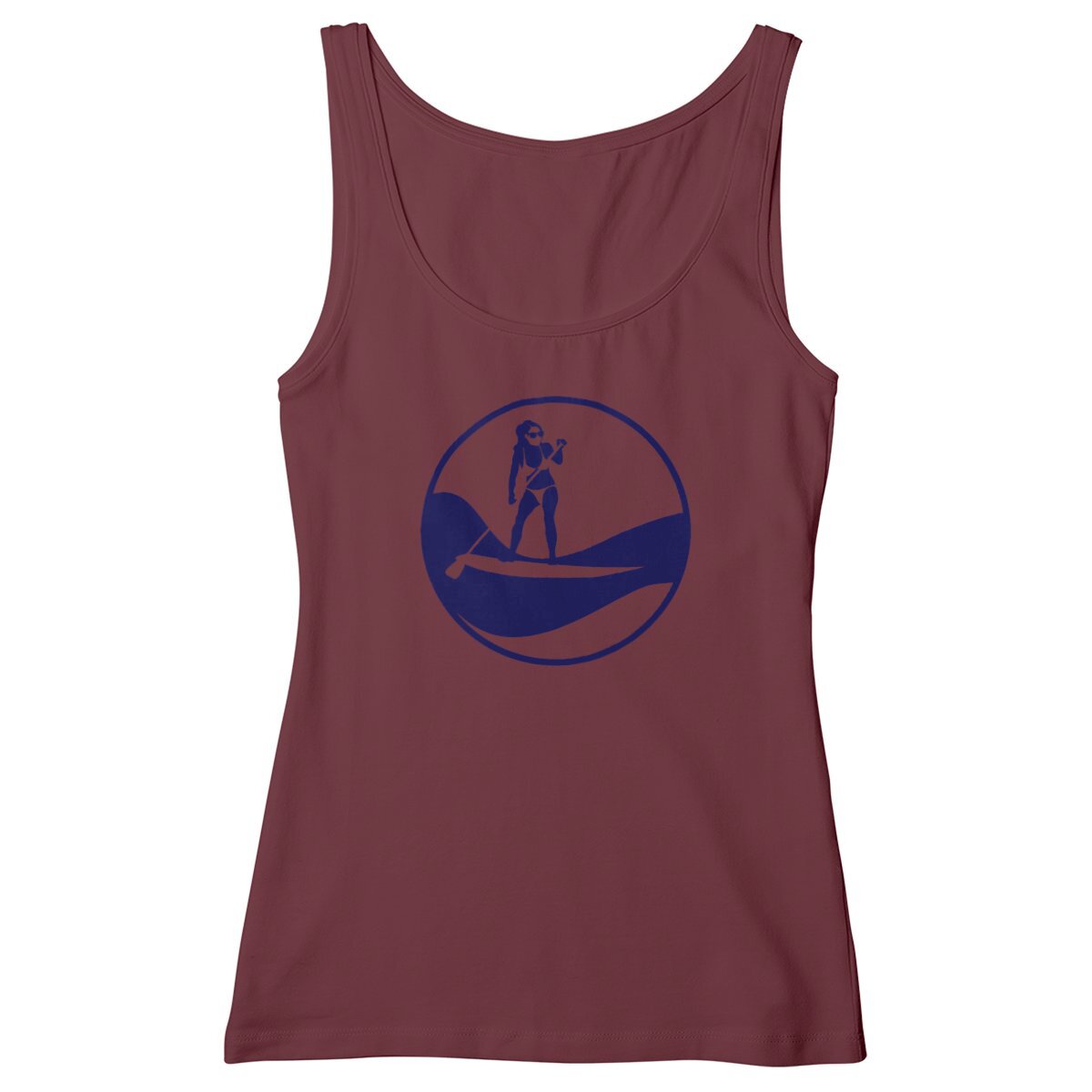 Débardeur Femme - Cintré - 100% Coton BIO - Stand Up Paddle W