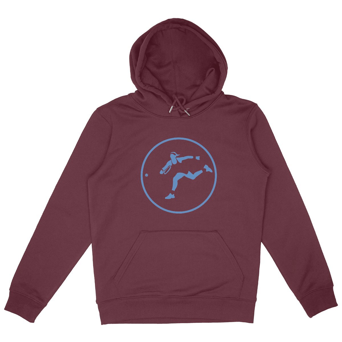 Sweatshirt à capuche Femme - Poche Kangourou - Coton BIO - Tennis W