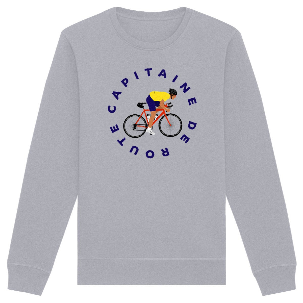 Sweatshirt Homme - Léger - Coton BIO - Vélo de course