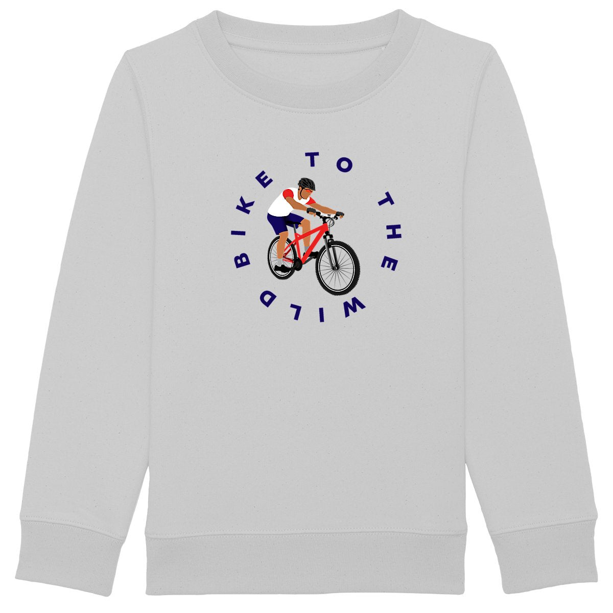Sweatshirt Enfant - Garçon - Coton BIO - Bike to the wild