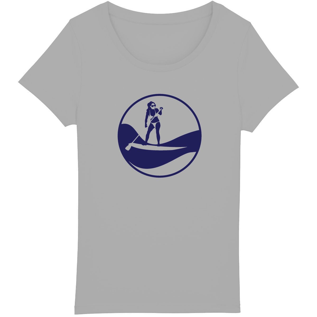 T-shirt Femme - Coupe Classique - 100% Coton BIO - Stand Up Paddle W