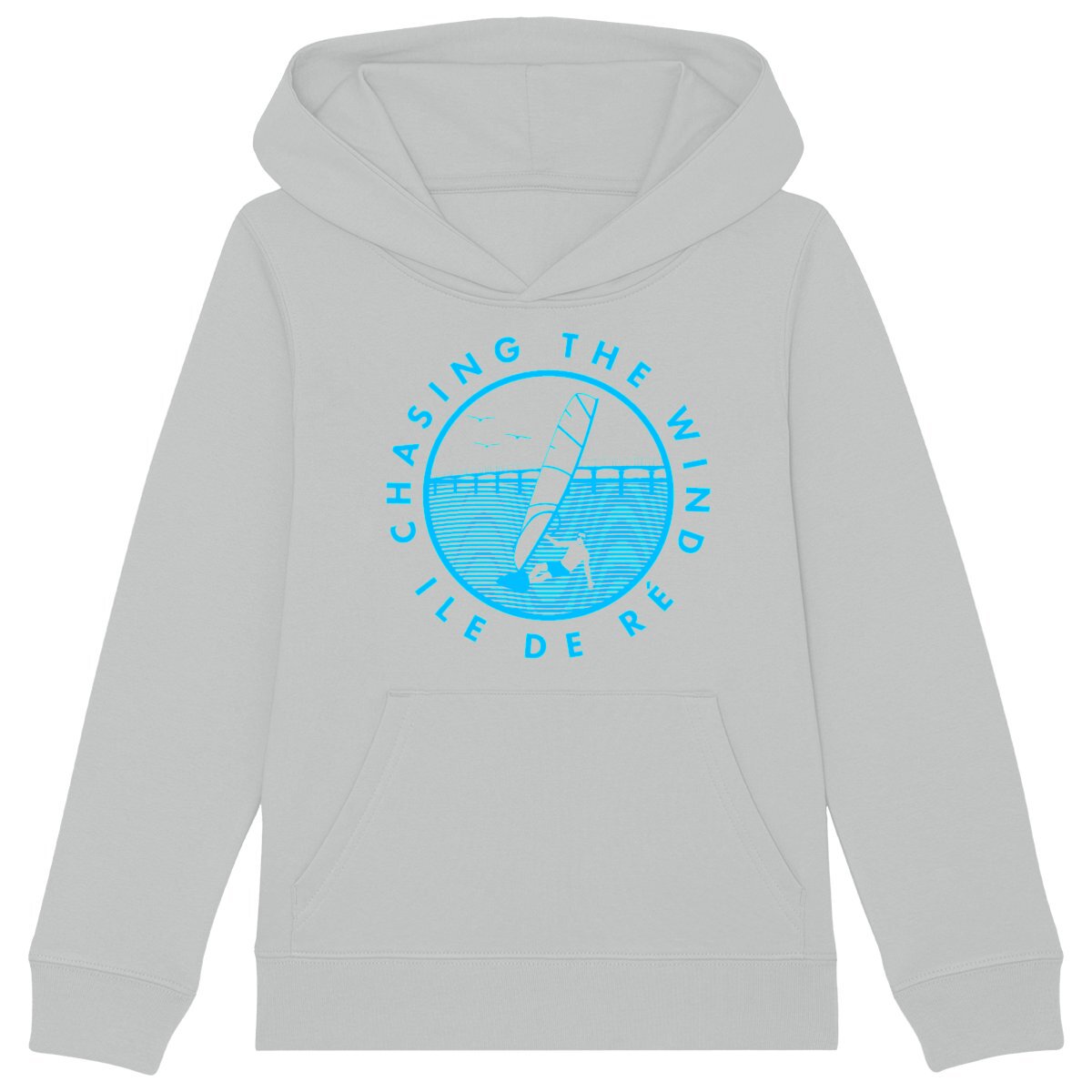 Sweatshirt à capuche Enfant - Garçon - Coton BIO - Chasing the wind planche H