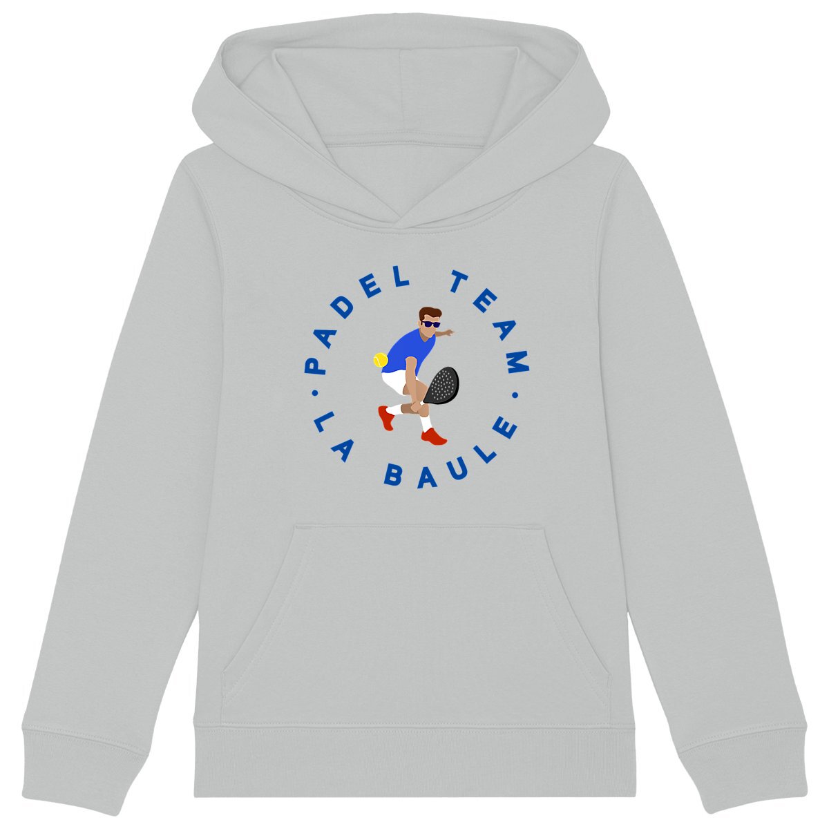 Sweatshirt à capuche Enfant - Garçon - Coton BIO - Padel Team La Baule