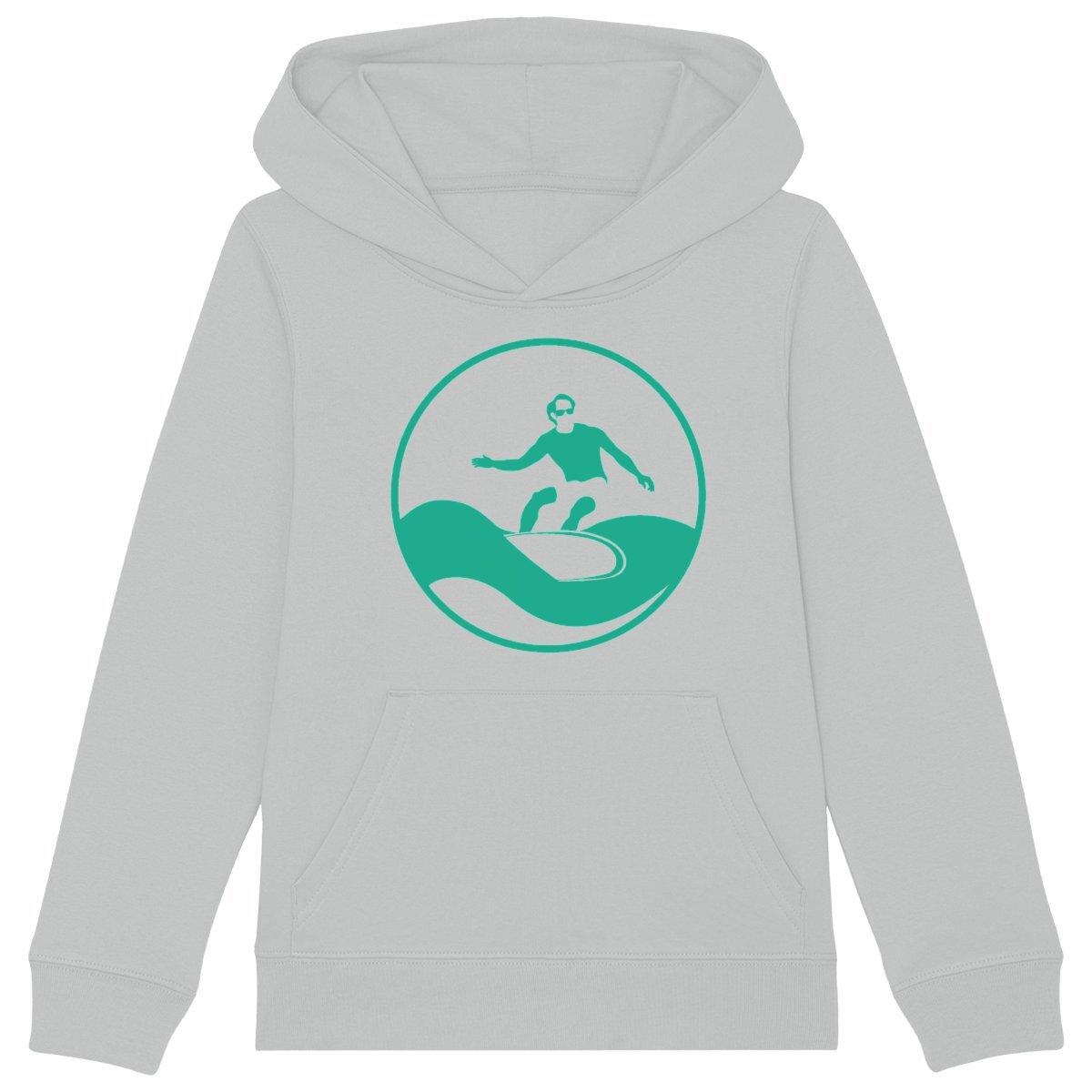 Sweatshirt à capuche Enfant - Garçon - Coton BIO - Surf H