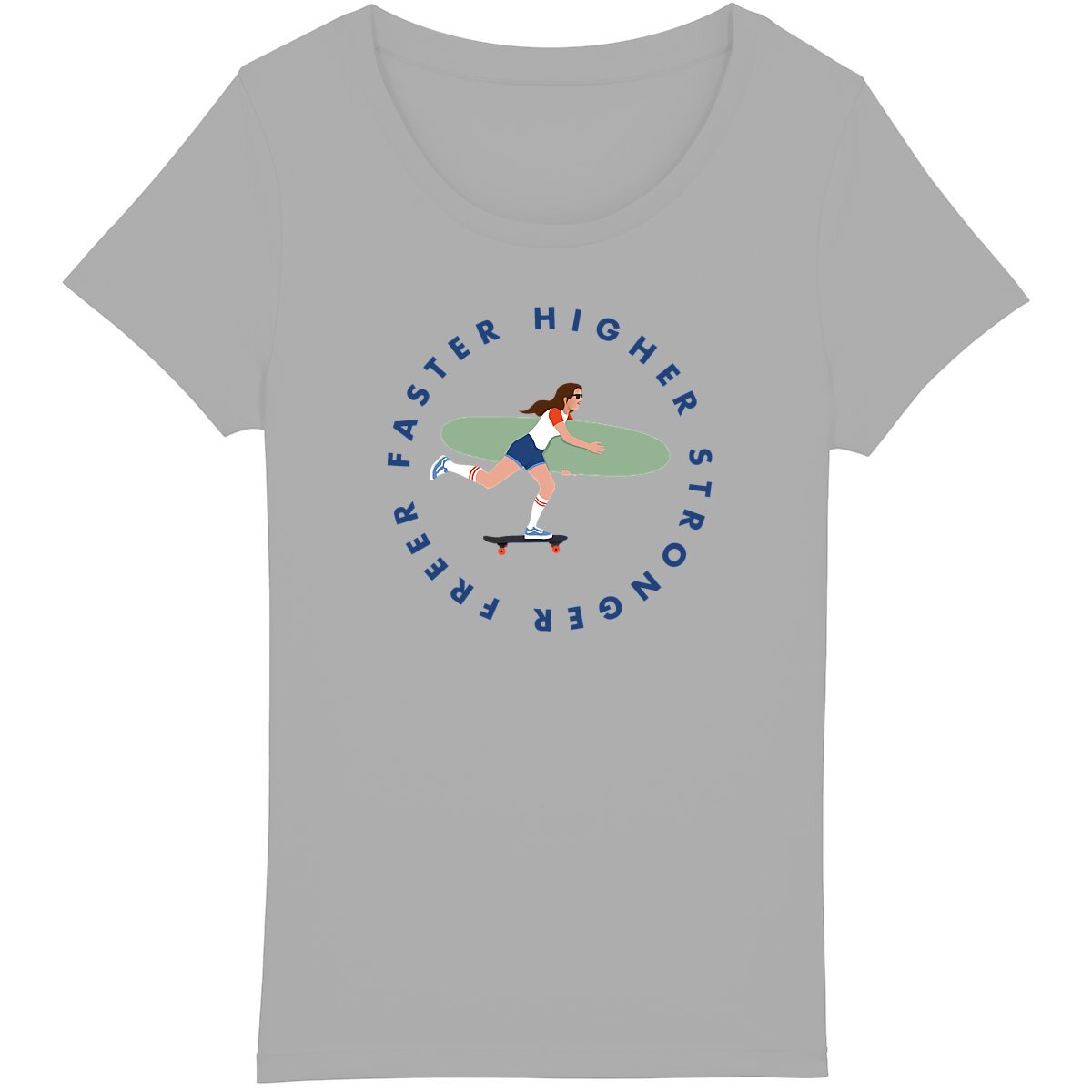 T-shirt Femme - 100% Coton BIO - Joséphine Skate