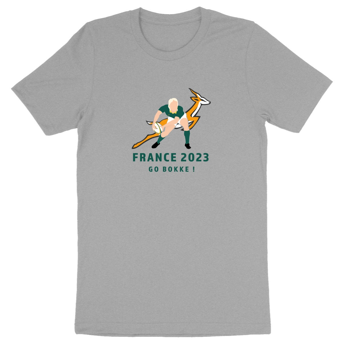 T-shirt Homme - Léger - 100 % Coton BIO - Springboks