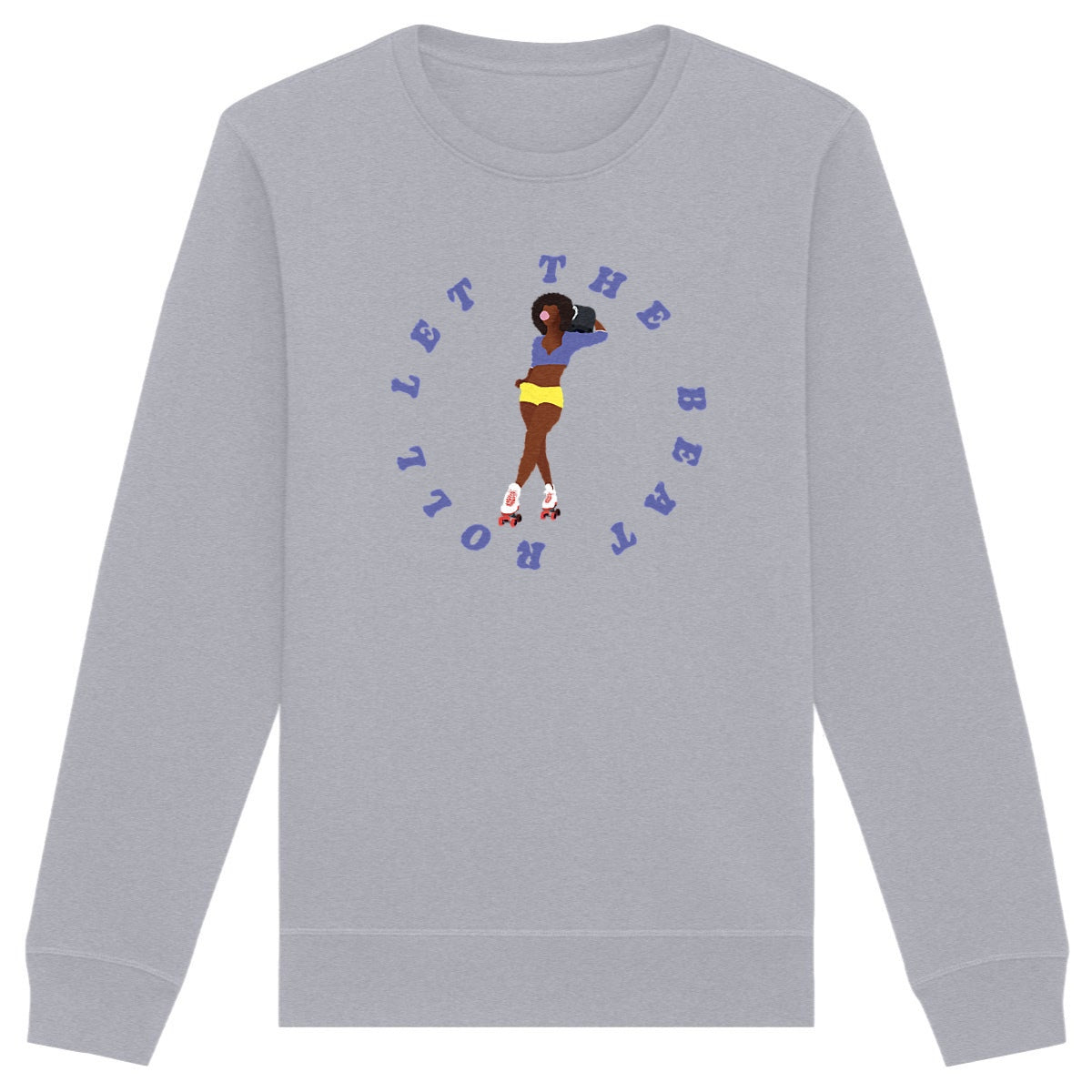 Sweatshirt Femme - Léger - Coton BIO - Let the beat roll